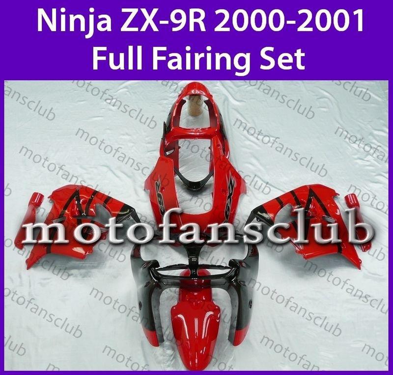 Fit kawasaki zx 9r 00 01 zx9r 2000 2001 zx900 e1 zx900 e2 ninja fairing #08 b