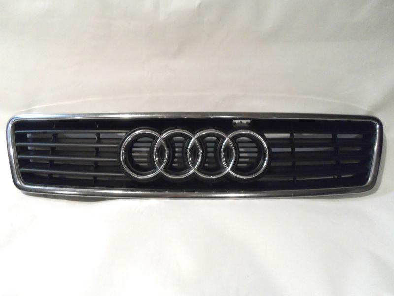 Genuine oem! 98 99 00 01 audi a6 mid front hood grille grill assembly chrome