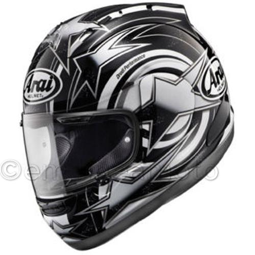 _ helmet arai rx-7 gp colin edwards black s