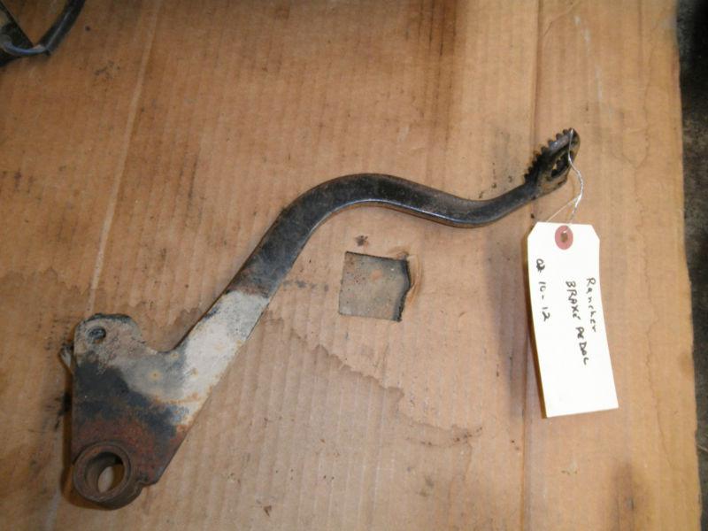 Honda rancher   rear brake pedal   