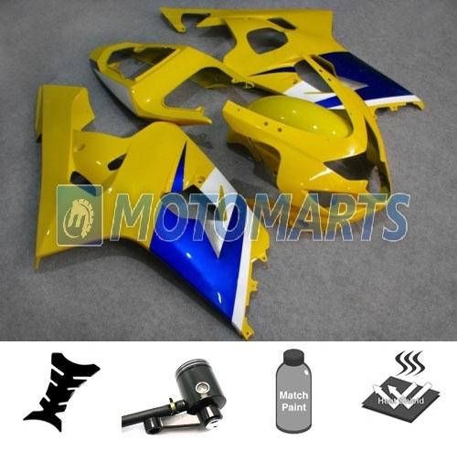 Bundle inj fairing w/ brake fluid pot for suzuki gsx r 600 750 k4 04 05 gsxr as