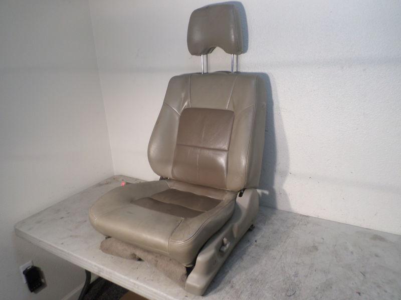 01 02 03 04 outback left driver front seat w/side airbag tan leather llbean elec