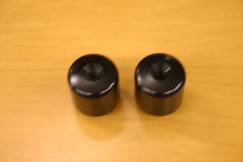 Used honda cbr250r 2011 oem stock black handbar bar ends (pair of 2)