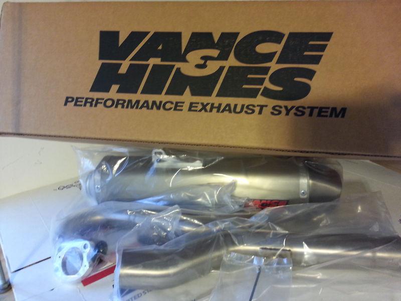  kawasaki kx250f kx 250 header vance & hines 13159 ti-pro full exhaust 2006-2008