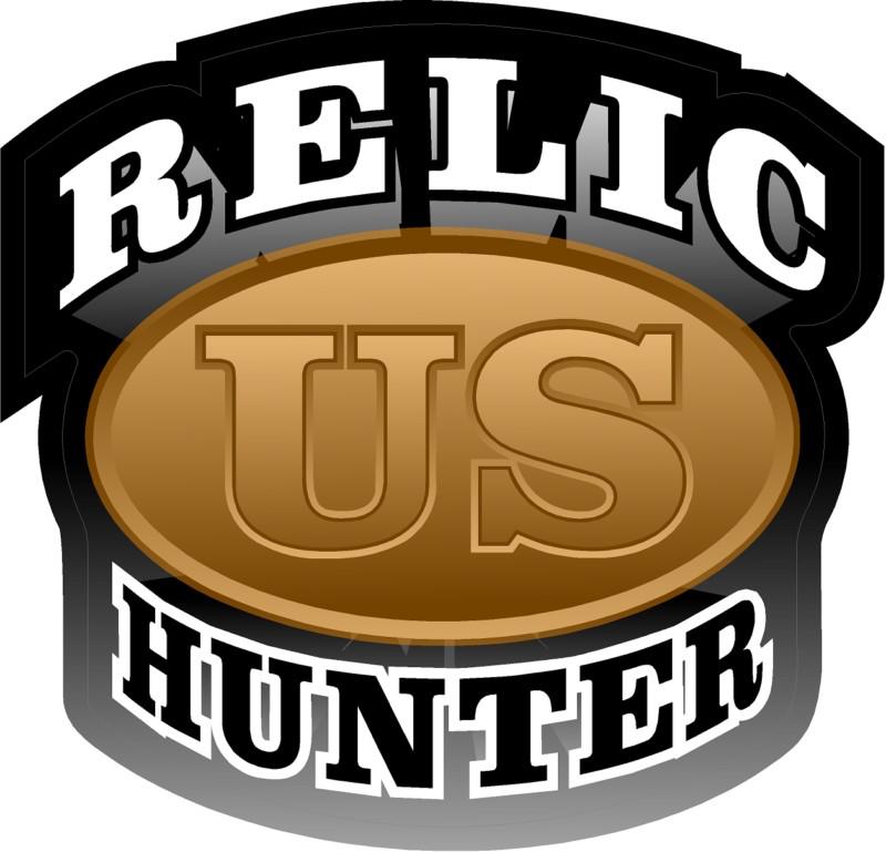 1 - 4" relic hunter decal sticker metal detecting treasure us civil war 513