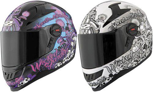 Speed & strength womens ss1300 wicked garden full face helmet 2013