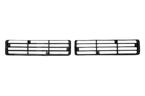 Replace ch1200134 - dodge ram lh driver side upper grille insert brand new grill