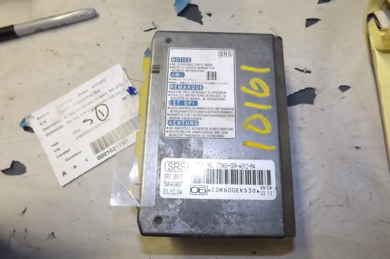 2005 honda accord hybrid airbag module 77960-sdr-a012-m4 oem