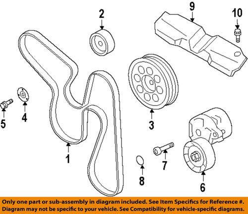 Subaru oem 809221170 serpentine belt/serpentine belt/fan belt