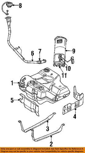 Mopar oem 4581390aa fuel system-filler tube