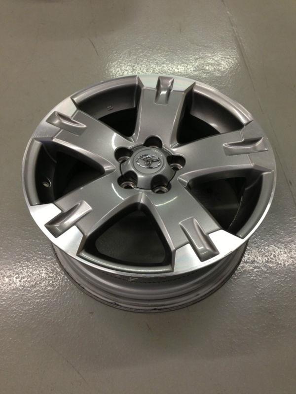 [1] toyota rav4 rav 4 sport oem factory 18 wheel rim cap charcoal 