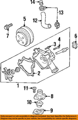 Dodge oem 6034549 water pump-thermostat bolt