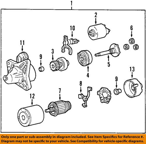 Mazda oem l81318400r00 starter motor/starter