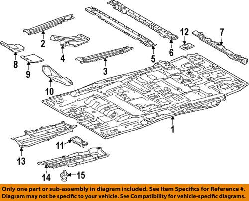 Toyota oem 5816508010 floor-under cover