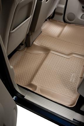 Husky classic 2nd row floor liners for 2003-2009 lexus gx470 - tan 65773