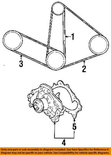 Toyota oem 993662095083 v-belt/fan belt/accessory drive belt