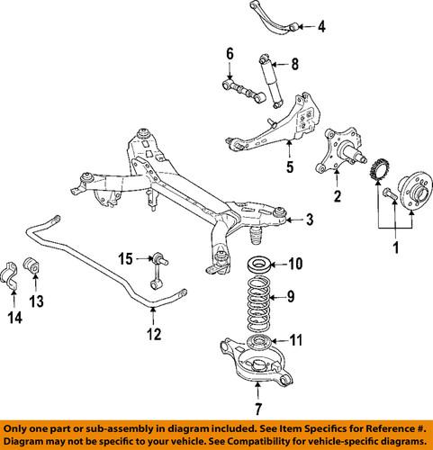 Mazda oem gj6a28170b suspension stabilizer bar link kit/sway bar link