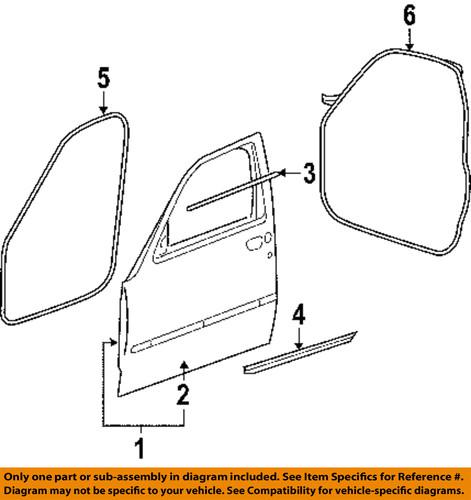 Dodge oem 55360930ac door moulding-belt molding