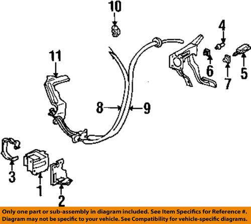 Gm oem 10418918 cruise control system-release switch retainer