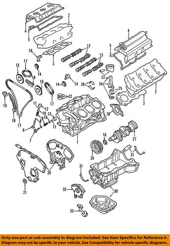 Nissan oem 13500jk24b timing cover/engine timing cover