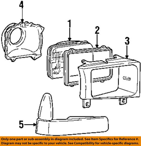 Ford oem e99z13119a headlight bulb-sealed beam