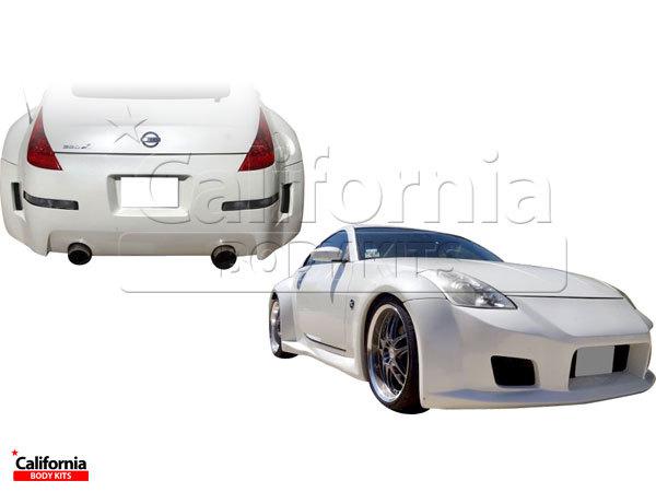 Cbk frp b2 wide body kit 8pc nissan 350z z33 03-08 usa shipper