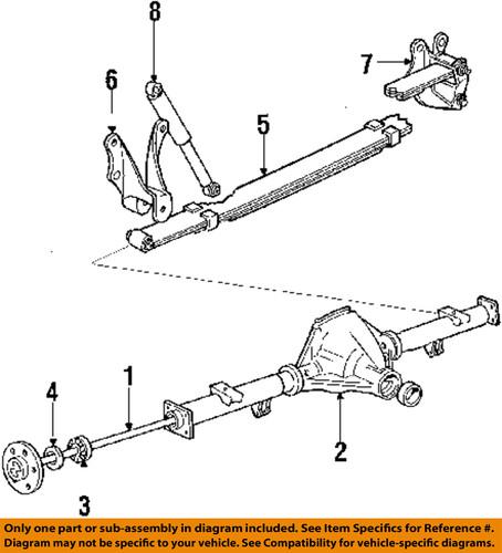 Ford oem eotz5775j rear suspension-spring mount bracket