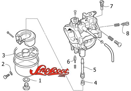 10-14 arctic cat 120 zr ac sno pro snowmobile carburetor rebuild carb kit new!