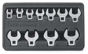 Gearwrench kd81908 11 piece sae crowfoot wrench set