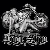 Motorcycle body shop t shirt black  new m l xl custom lettering add 4 u