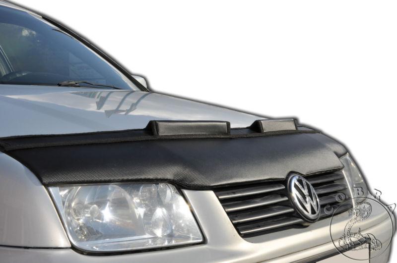 Vw volkswagen jetta bonnet bra mask 1999 - 2004 carbon look