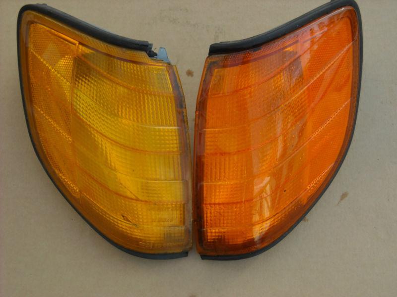 Mercedes benz w140 92-95 front corner light set complete 