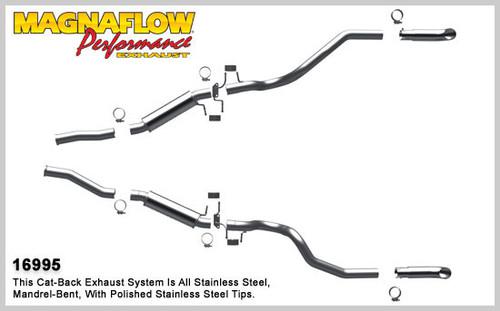 Magnaflow 16995 ford mustang stainless cat-back system performance exhaust