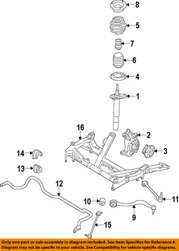 Bmw oem 31306792211 sway bar link kit