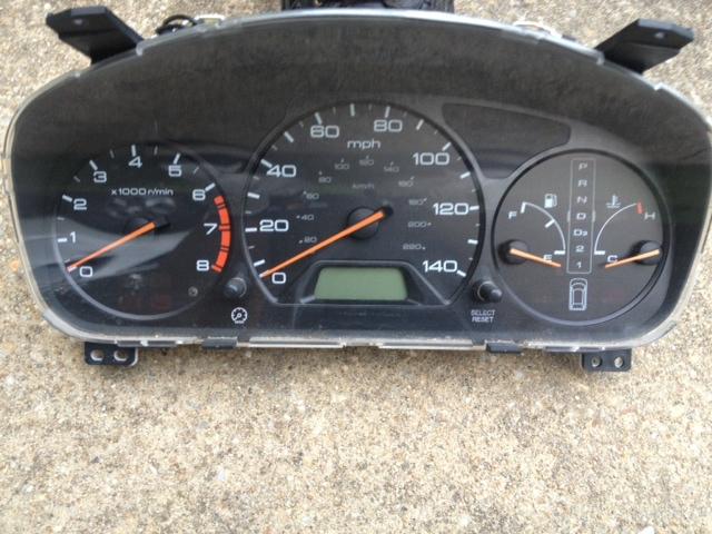 02-04 honda odyssey speedometer cluster