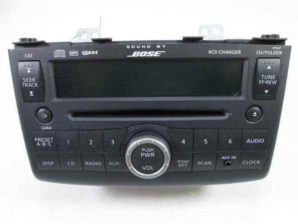 2009 2010 nissan rogue bose 6 disc cd player radio oem