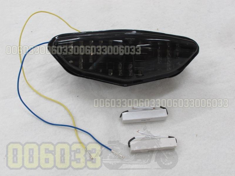 Smoke brake tail turn signal light for suzuki v-strom dl 650 dl1000 03-08 04 05