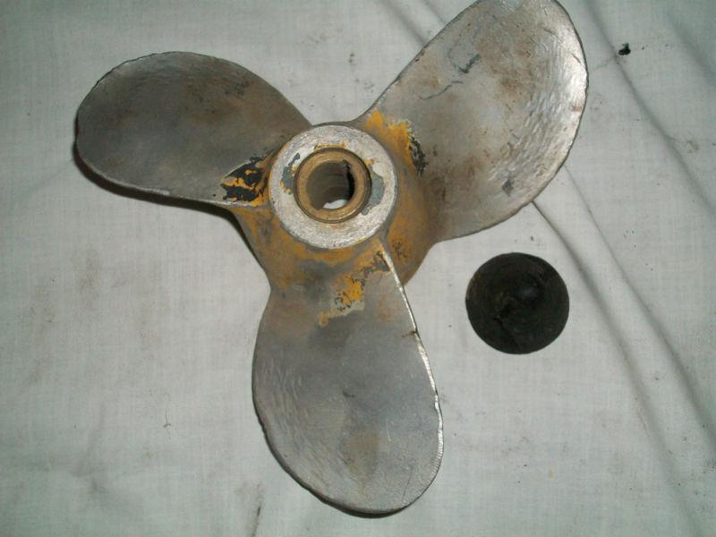  honda 7.5hp aluminum propeller w/ propeller nut