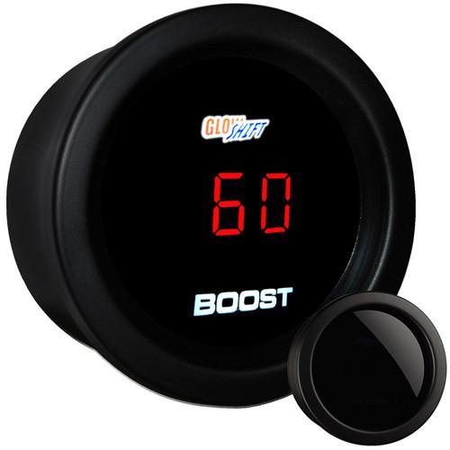 52mm red digital turbo boost gauge w. 60 psi readout