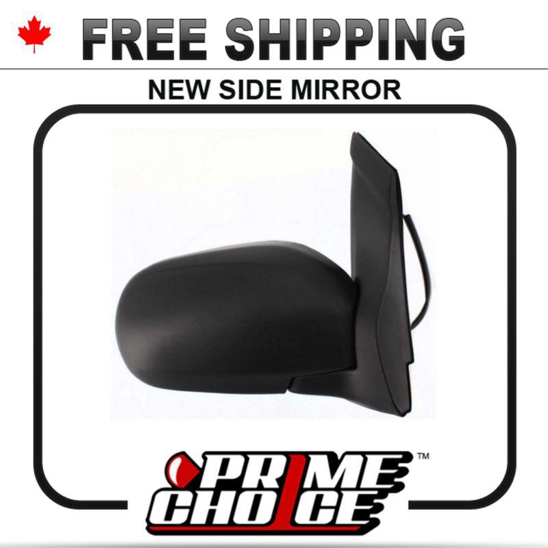 New power non heated passengers side view door mirror