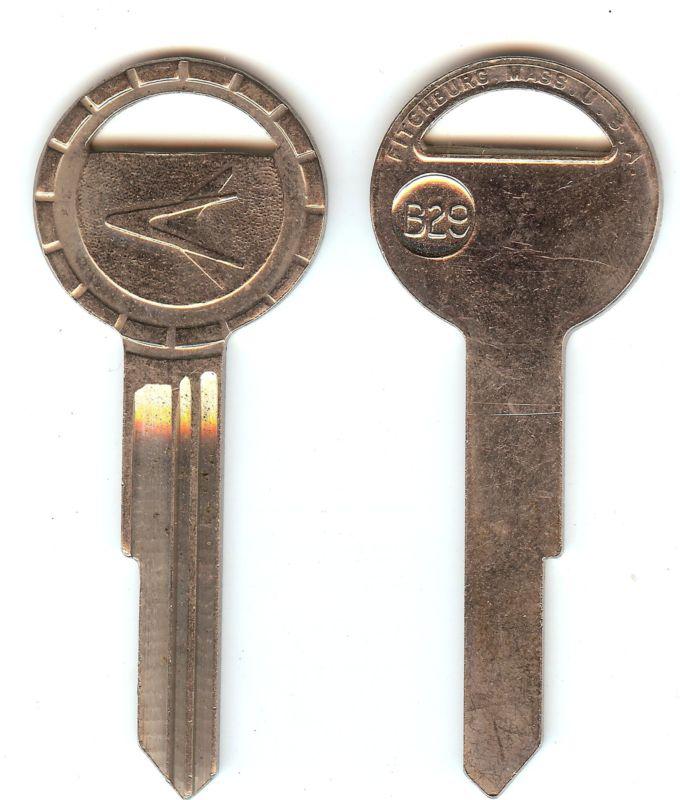 Key blank for chrysler desoto dodge plymouth 1959-1963  d1759l y141 b29 logo