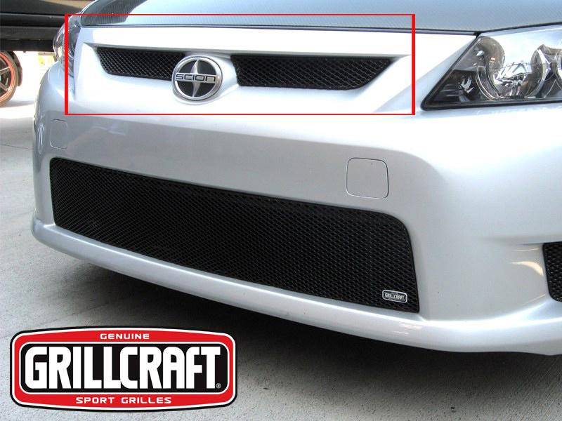 2011-2013 scion tc tc grillcraft upper black grille 2 piece grill set toy1878b