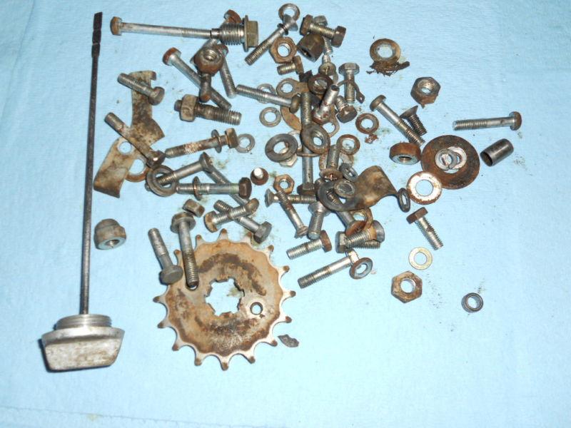 1965 honda cb160 hardware parts lot #1   ahrma