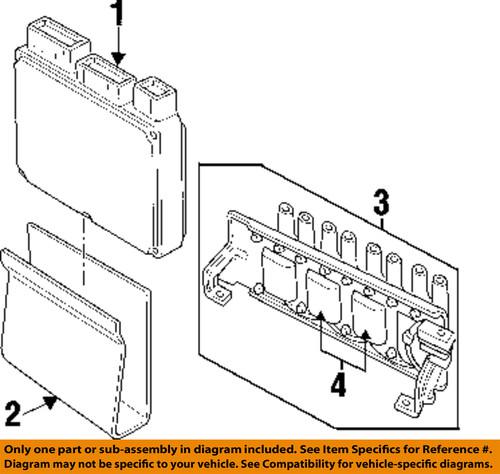 Land rover oem err6566 ignition system-coil assembly