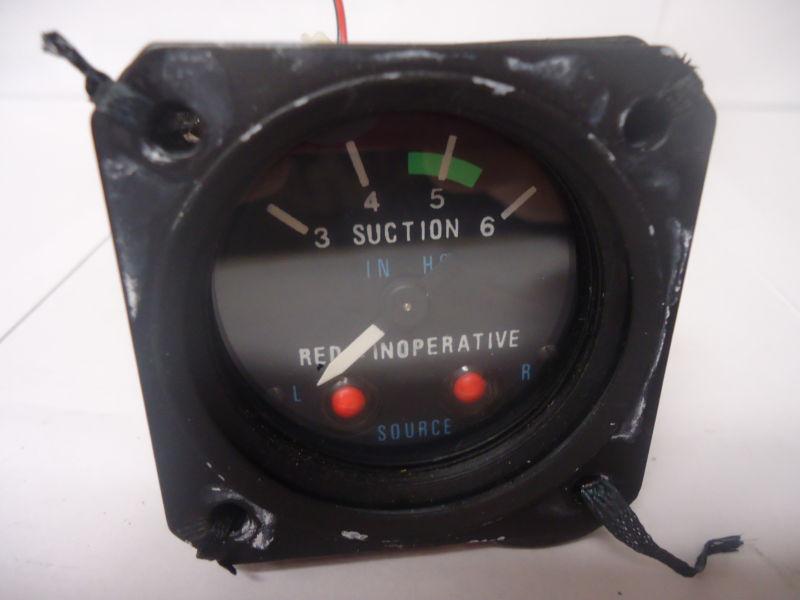 Superior labs sl1001-003-5 suction guage - used avionics