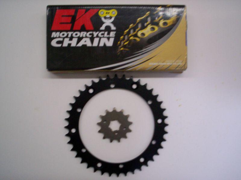 Yamaha warrior sprocket & ek sro-5 o-ring chain set 13/40 1989 1990 - 2004 blk