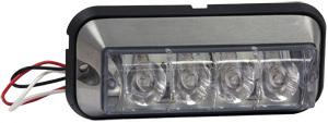 Rectangular 4 led amber strobe light 4-7/8” long truck star 8891004 * new *