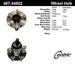 Centric parts 407.44002e front hub assembly