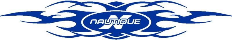 60" custom nautique tribal - boat decal sticker - l@@k!