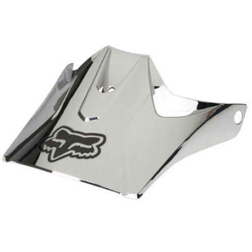 Fox racing replacement visor for tracer pro helmet chrome one size